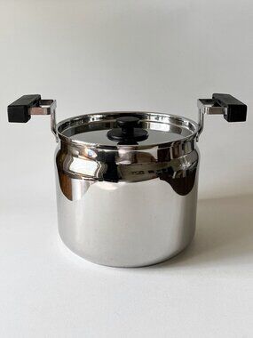 Vintage Thermos Shuttle Chef Stainless Steel Inner Pot Japan